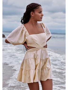 Free People Cross Of Sunlight Mini Dress